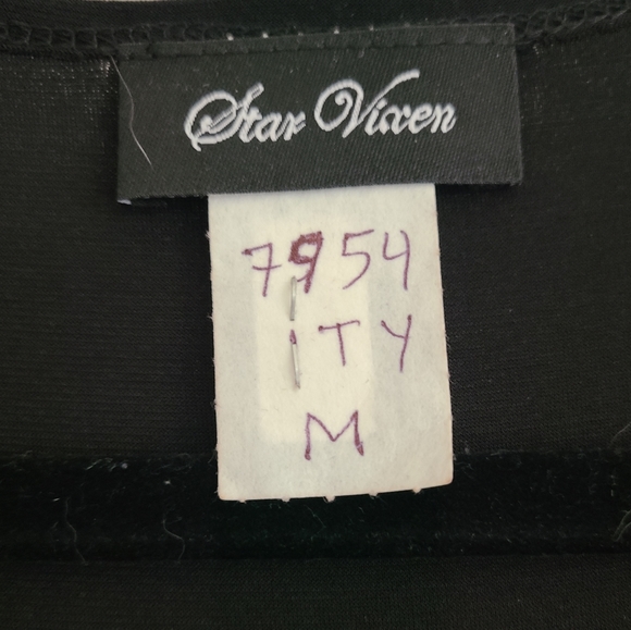 Star Vixen one piece black/plum top | Size medium - Picture 2 of 4